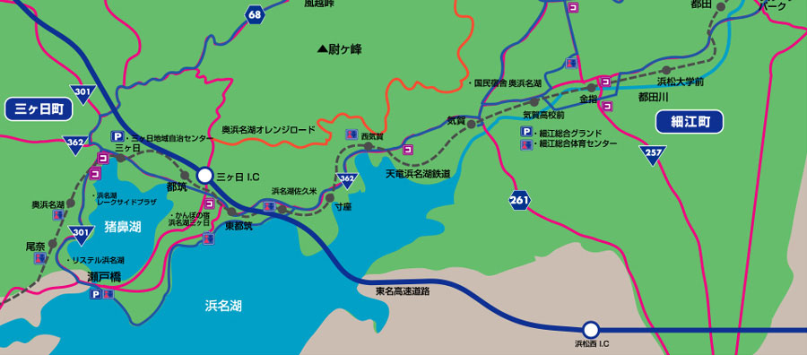 奥浜名湖地図